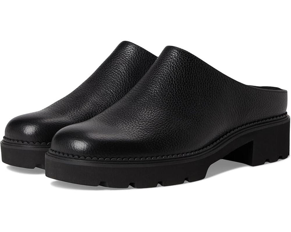 Vionic Womens Fairfax Clogs Size 11 M EU 42 Black Leather Slip On NIB